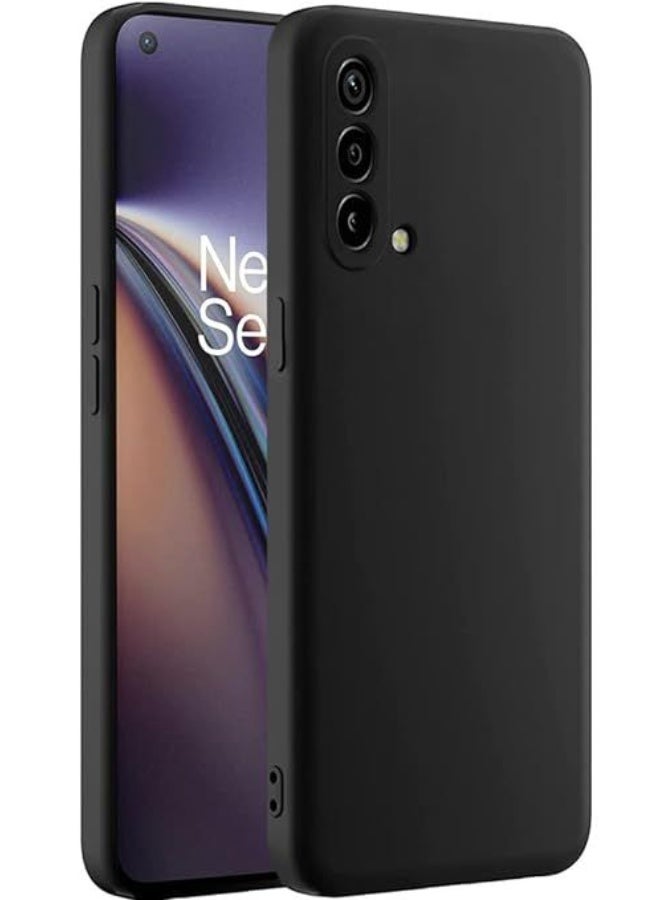 Protective Cover For  OnePlus Nord CE , Slim Fit Soft Back TPU Case Flexible Silicone Cover Compatible For OnePlus Nord CE - Black