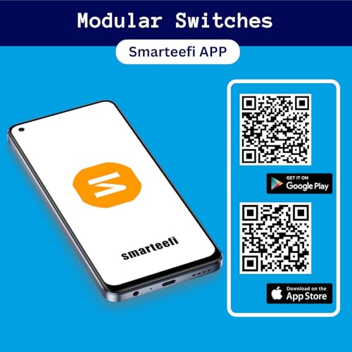 Smarteefi Touch 2 Port WiFi Smart Switch, Execute Schedule Even if no Internet, Compatible with Alexa/Google Home (White) - Image 3