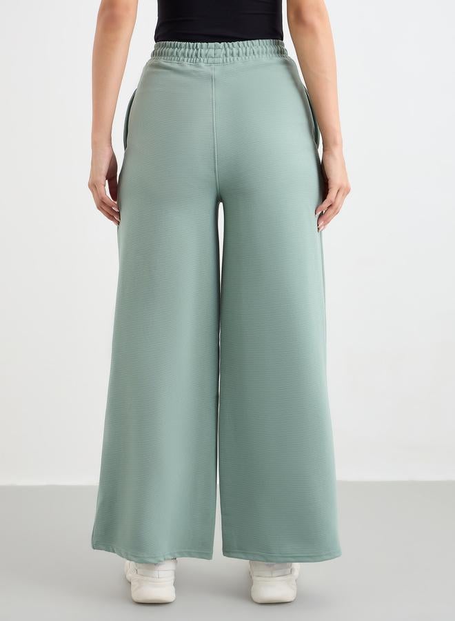 Styli Wide Leg Joggers with Side Pocket - Image 4