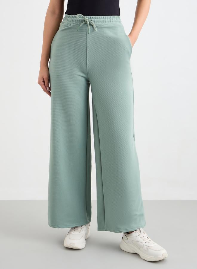 Styli Wide Leg Joggers with Side Pocket - Image 2