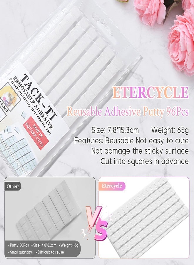 Etercycle Nail Stand, 2 Set Nail Holder For Painting Nails, Magnetic Press On Nail Kit Nail Tech Must Haves Practice Acrylic Nail Art Tools for Home DIY Salon Nails Display with 96 Pcs Sticky Putty - Image 3