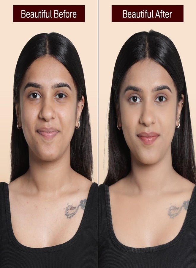 FLiCKA Tomato Liquid Foundation for Face Makeup 30ml | Light to Medium to Buildable Coverage | Moisturizing, Lightweight & Long Lasting | All Skin Types | 04 Walnut - Image 2