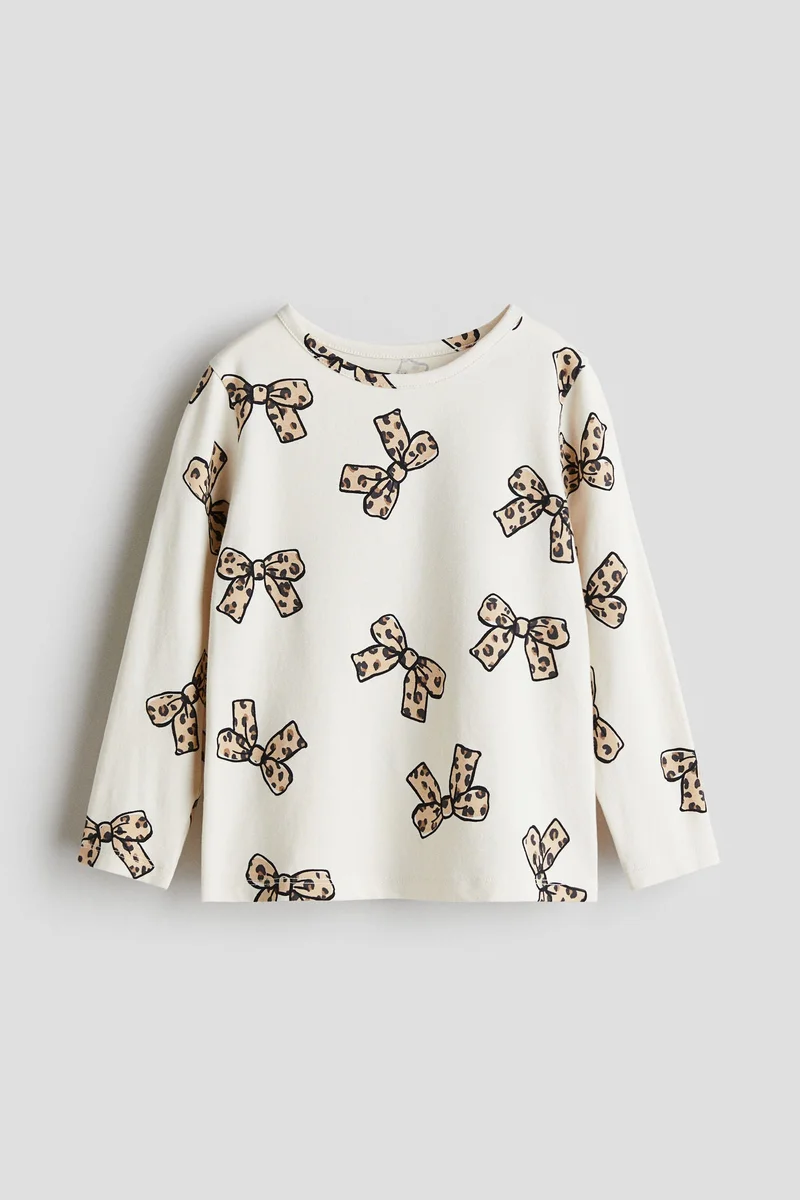 H&M Printed jersey top