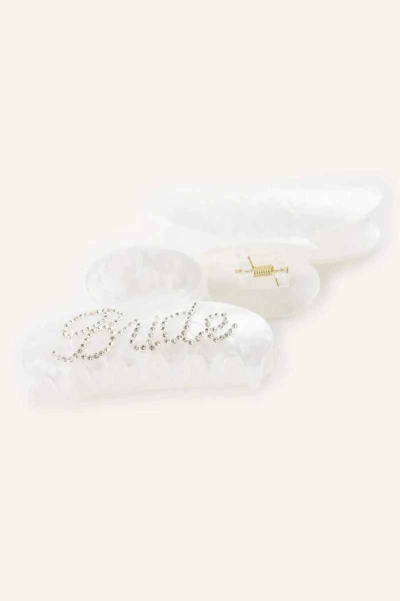 Defacto  Woman 2 Piece Pearl Look White Hair Clip for Women | Best Price UAE