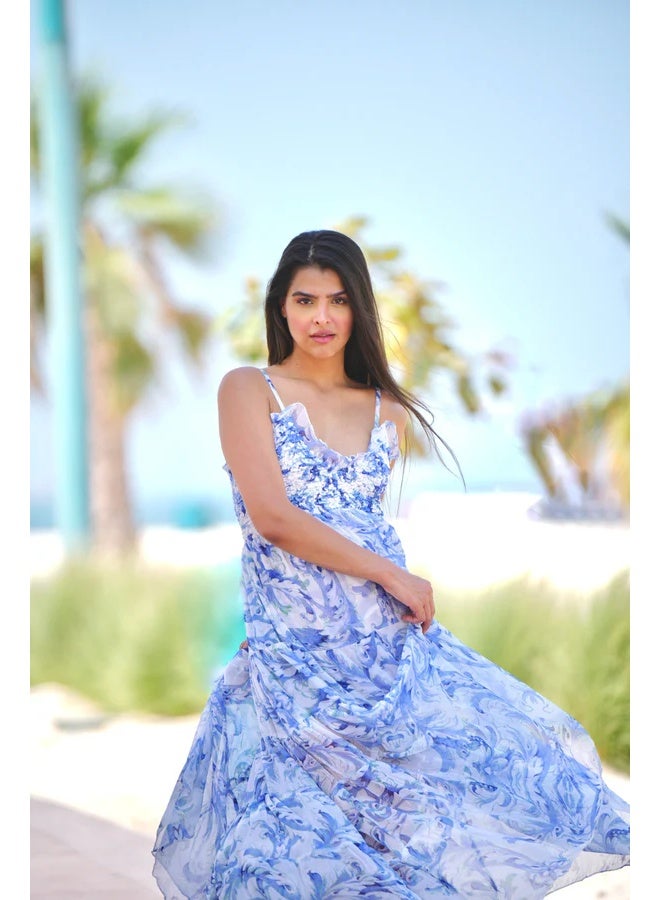 SJON Seabreeze Sicilian Chiffon Dress - Image 2