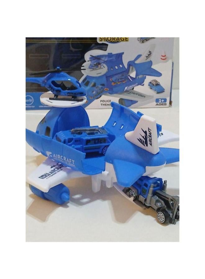 Police Deformable Track Aircraft Vehicle Play Set - Image 5