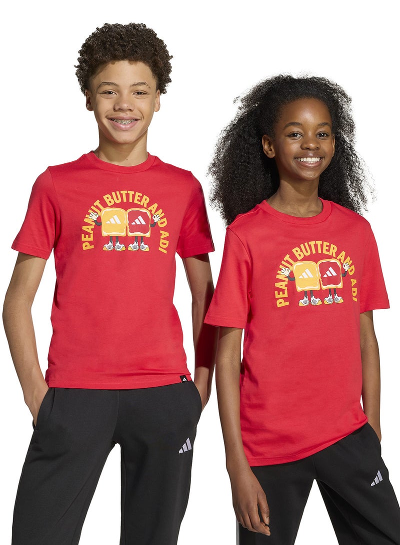 Adidas Youth Food Graphic T-Shirt - Image 4