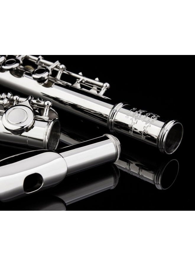 Glory Closed Hole C Flute With Case, Tuning Rod and Cloth,Joint Grease and Gloves Nickel Siver-,Click to see more colors - Image 5
