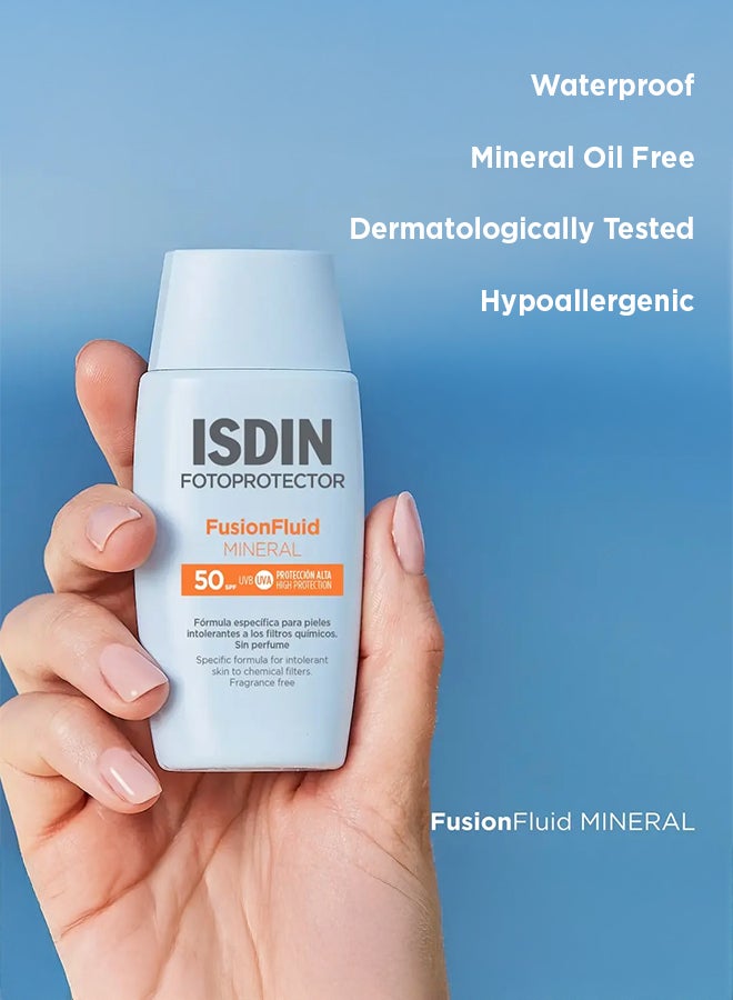 إيسدن ISDIN Fusion Fluid Mineral SPF 50+ 50ml - Image 3