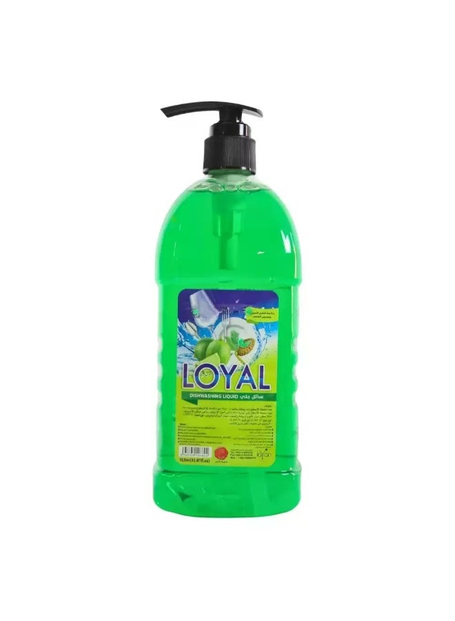loyal سائل غسيل الصحون لويل بنكهة الليمون وزيت الصنوبر - 1 لتر - Image 1