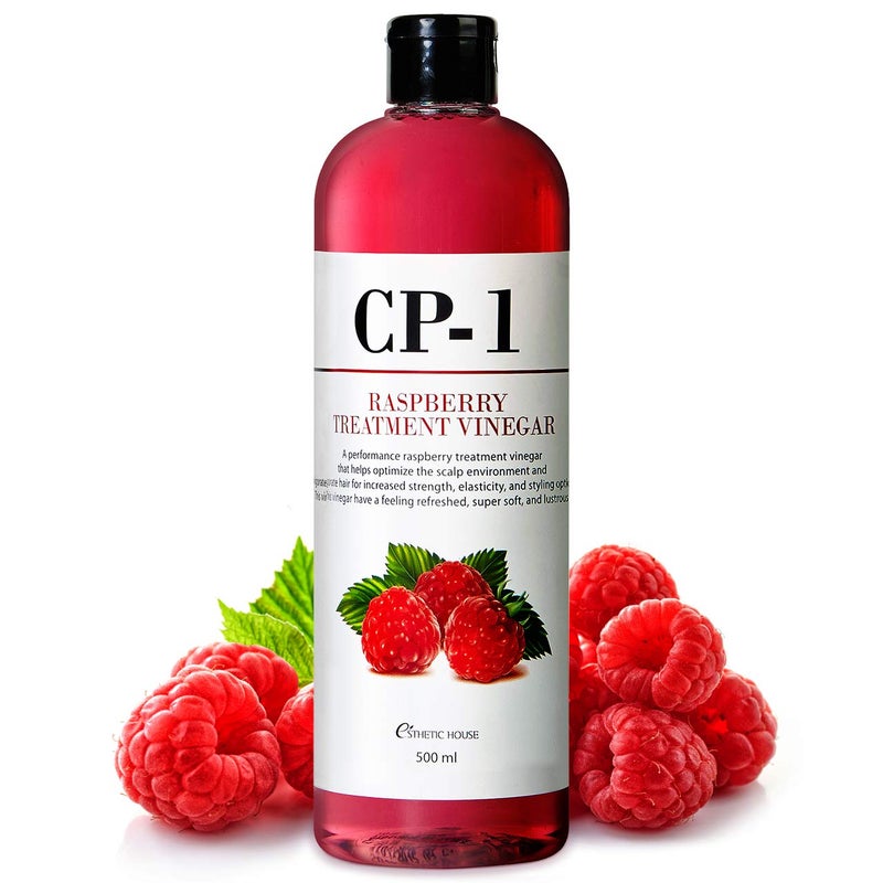 CP-1 Esthetic House Raspberry Treatment Hair Vinegar Rinse, for scalp (500ml 16.9 oz) - Image 1