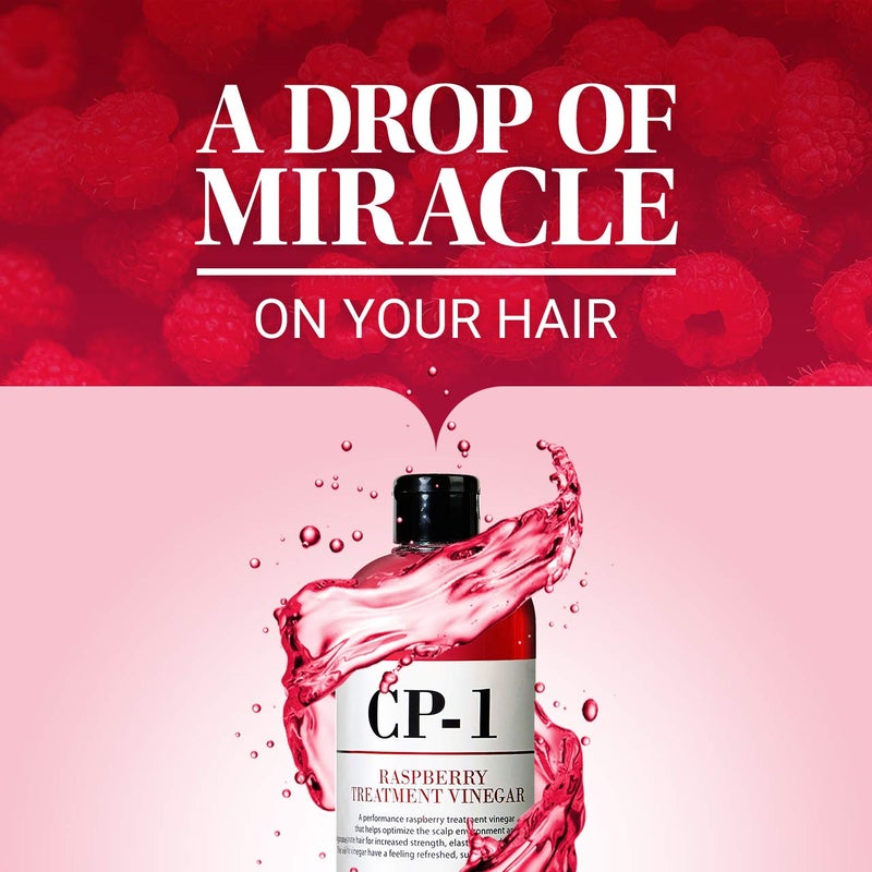CP-1 Esthetic House Raspberry Treatment Hair Vinegar Rinse, for scalp (500ml 16.9 oz) - Image 4