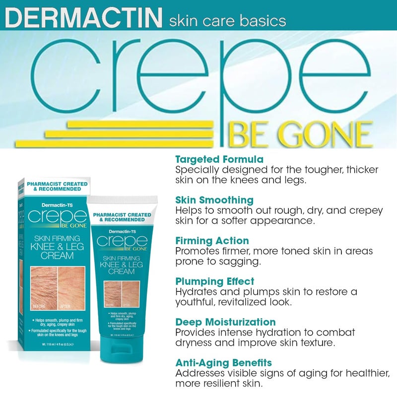 Dermactin كريم شد الجلد للركبة والساق 4 أونصات من كريب بي غون - Image 5