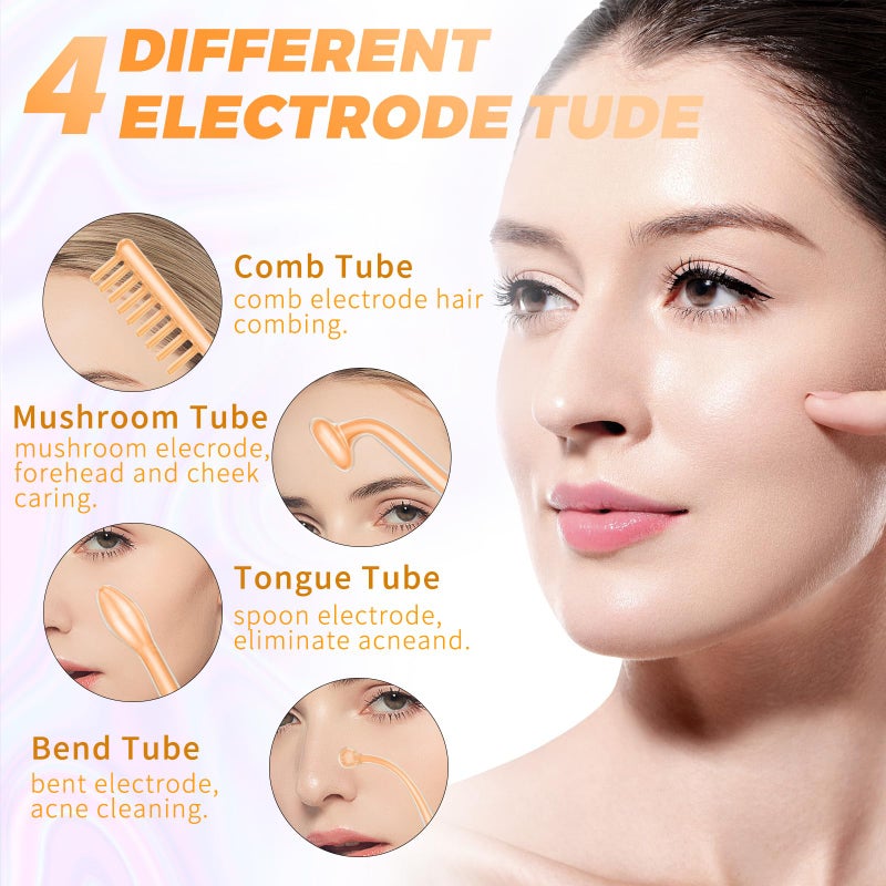 MYSWEETY High F Rrequncy Portable Handheld Facial Skin Care Wand Machine - Image 3