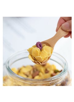 NOVOLAN NOVOLAN Small Wooden Spoons, 10-Pack 8.5x3.6cm, Versatile Kitchen Utensils for Spices, Tea, Soup, Ice Cream, Desserts, Children Tableware, Natural Wood Short Handle Spoons for Coffee, Jam, Condiments  - Image 4