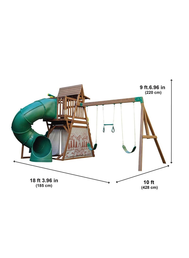 كيدكرافت Kidkraft Ranger Retreat Swing Set - Image 2