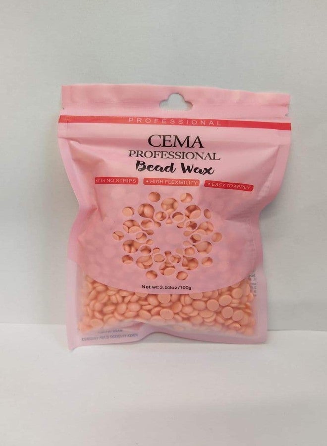 CEMA PROFESSIONAL No-Strip Hard Wax Beads for Body Hair Removal (Pink), Highly Flexible, Easy Application, Refill Wax Beans (100gm pink bean wax - Image 5