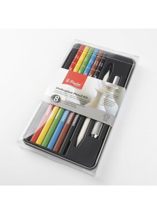 Pasler 𝗣𝗮𝘀𝗹𝗲𝗿 Underglaze Pottery Pencil Kit - Beautiful Metal Box Packaging, Underglaze Pencils Perfect for Ceramic Pottery Bisque, or Greenware - Pack of 6 Colors - Image 4