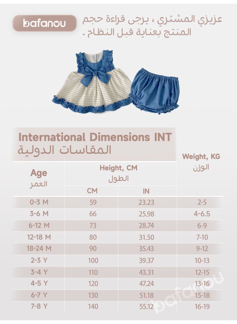 Bafanou Summer Baby Cotton Clothing Sets Newborn Fashion Top Infant Pant  - Image 3