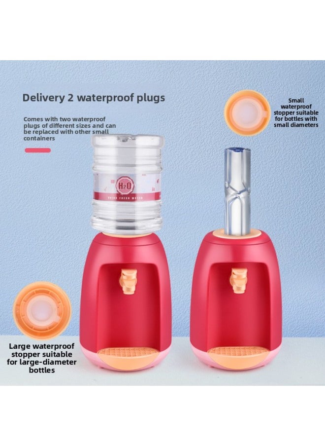 Children's Kitchen Simulation Mini Fun Water Dispenser Educational Parent-child Interaction Play House Small Household Appliances Toys Suit-Color:WY392-1 [blue Water Dispenser]]  - Image 3