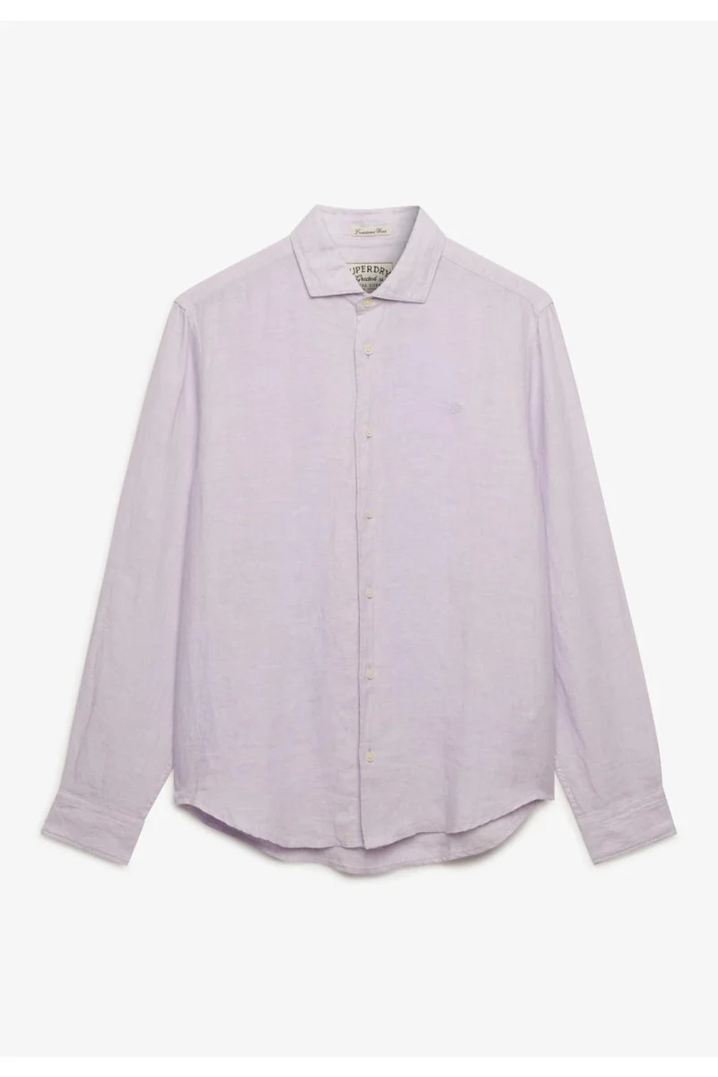 سوبر دراي Riviera Long Sleeve Linen Shirt