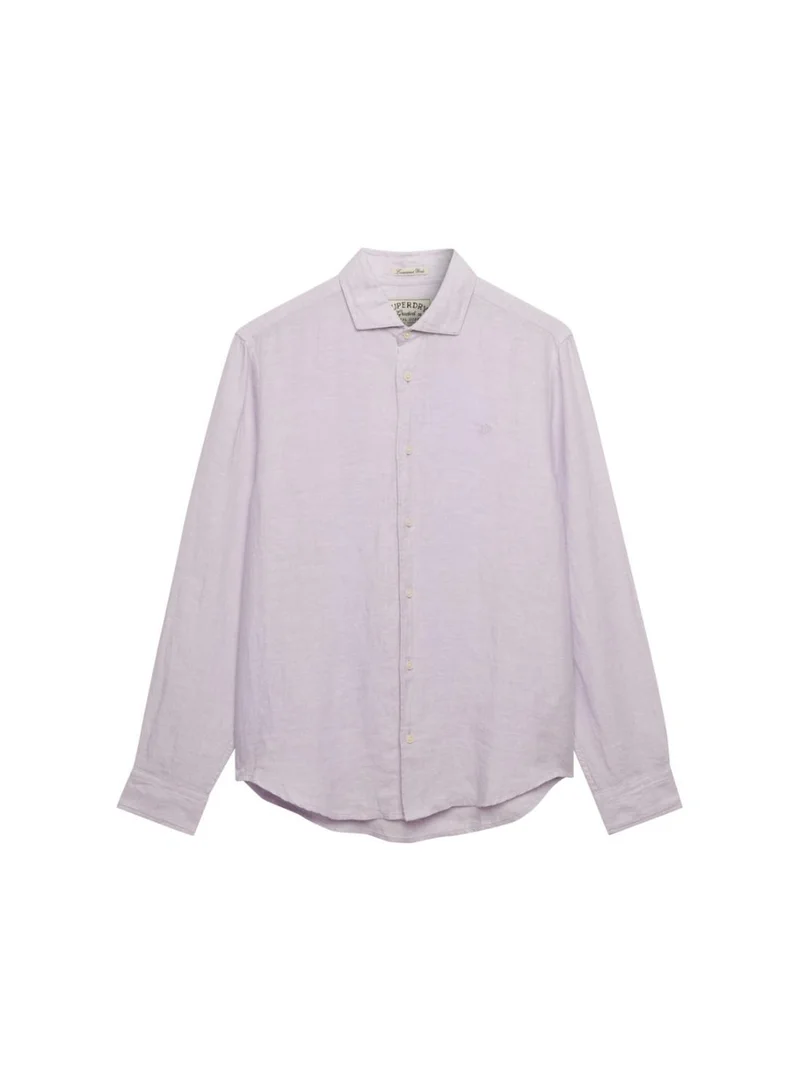 Superdry  Riviera Long Sleeve Linen Shirt for Men | Best Price UAE