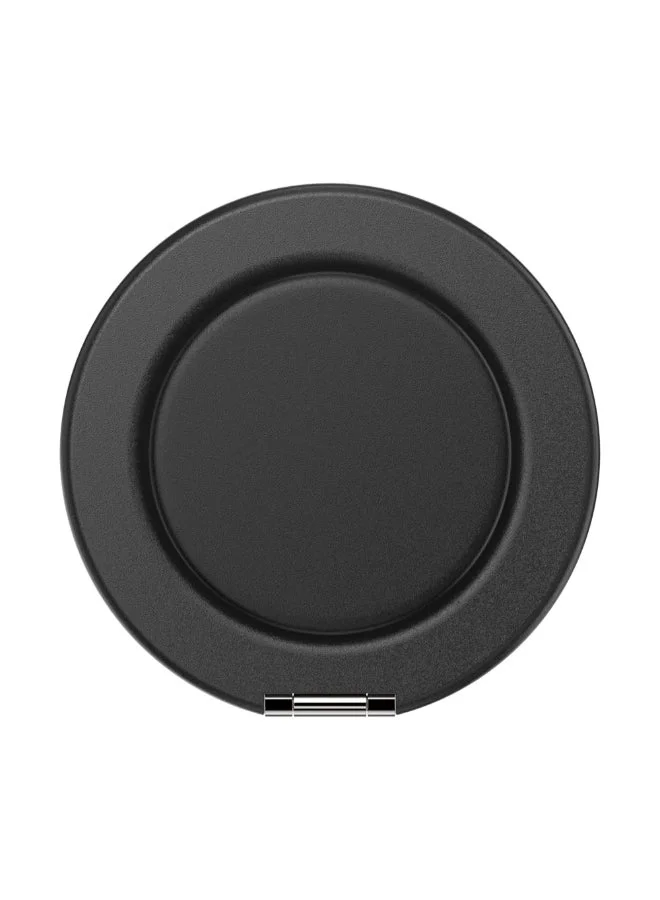 بوب سوكيتس MagSafe Kick-Out Grip & Stand | Magnetic Pop-up Phone Grip, Stable Stand, 360° Rotation, for iPhone 17/16/15/14/13/12, Included Adapter Ring for non-MagSafe Phones & Cases - Black