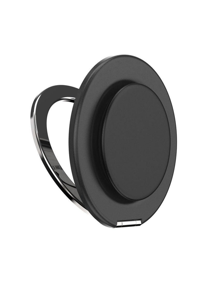 POPSOCKETS MagSafe Kick-Out Grip & Stand | Magnetic Pop-up Phone Grip, Stable Stand, 360° Rotation, for iPhone 17/16/15/14/13/12, Included Adapter Ring for non-MagSafe Phones & Cases - Black - Image 1