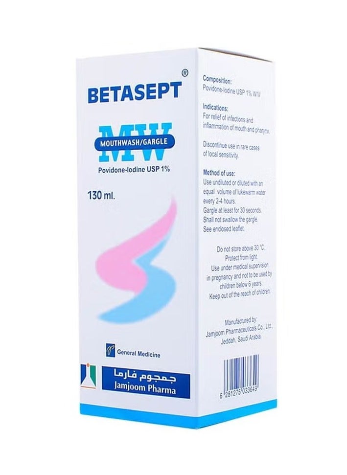Betasept - MOUTHWASH / GARGLE 130ML - Image 1