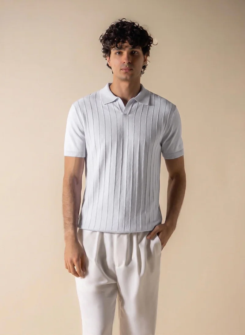 شايبس SLIM KNIT POLO SHIRT