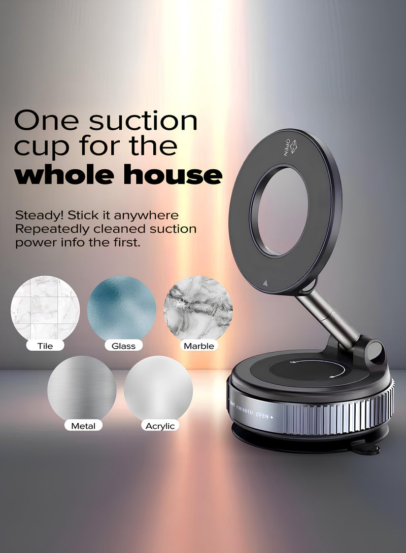 DUSALA 360° Magnetic Phone Holder for Car – Strong Suction | MagSafe & All Smartphones - Image 4