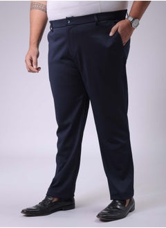 HARDSODA Men Plus Size Regular Fit Solid Mid-Rise Stretchable Chinos  - Image 3