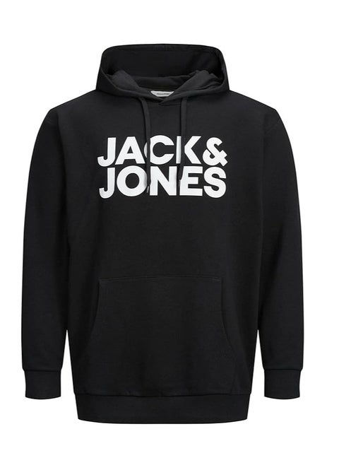 Jack & Jones Mens Logo Hood Play  Sweatshirt (pack of 1)