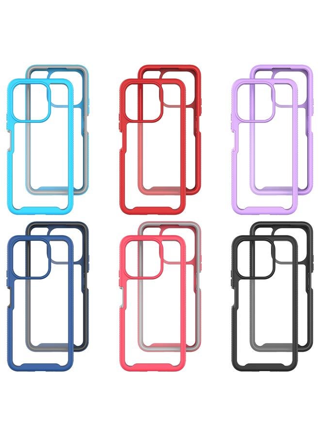 erorex Case For Honor X7a Starry Sky Solid Color Shockproof TPU Clear PC Phone Case - Image 2