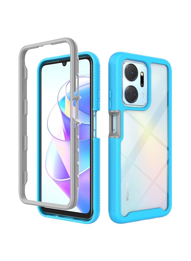 erorex Case For Honor X7a Starry Sky Solid Color Shockproof TPU Clear PC Phone Case - Image 1