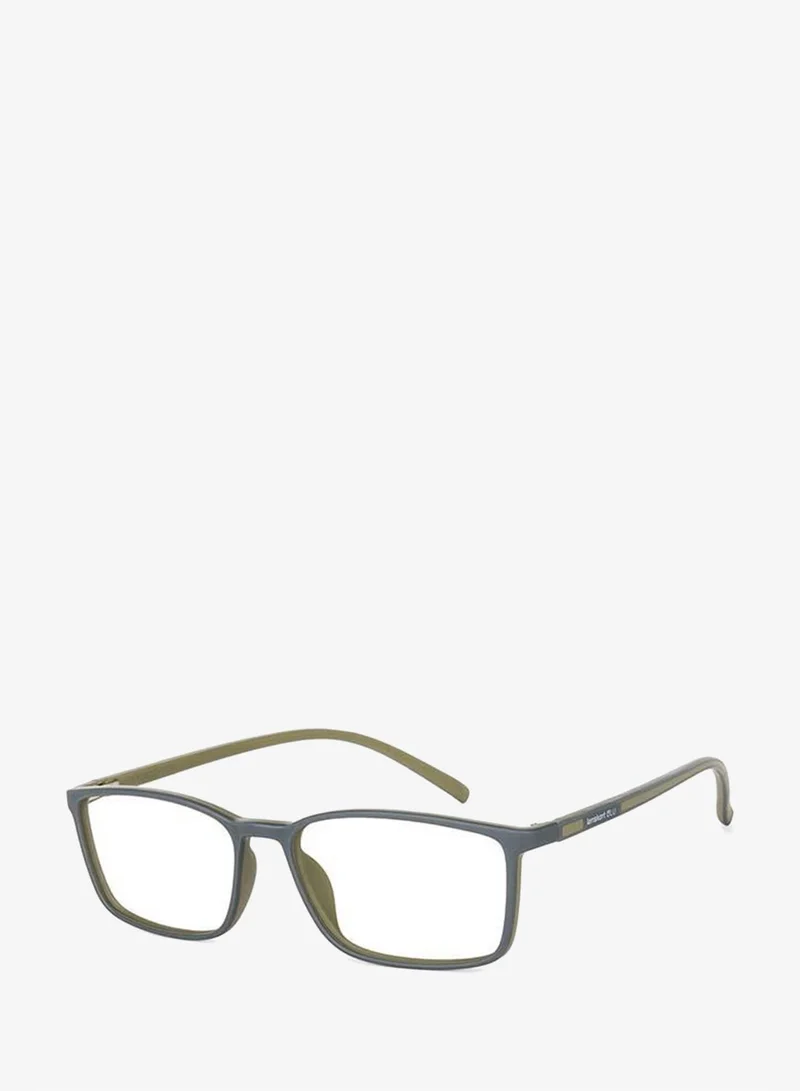 Lenskart Blu Lenskart Blu | Zero Power Bluecut & Antiglare Rectangular Shape Computer Eyeglasses LB E13527 - Lens Size: 53mm - Grey
