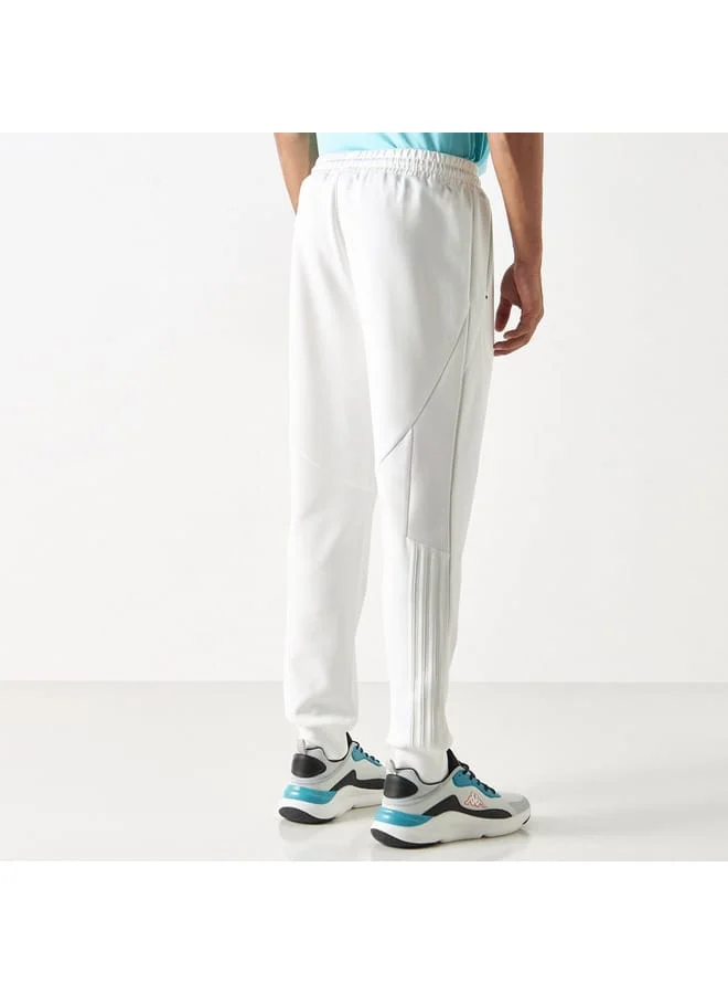 Kappa Kappa Logo Print Joggers with Drawstring Closure and Pockets