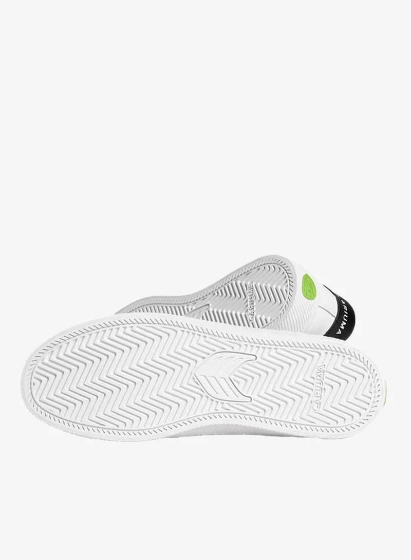 Cariuma  SALVAS White Leather Black Logo Sneaker  | Best Price UAE