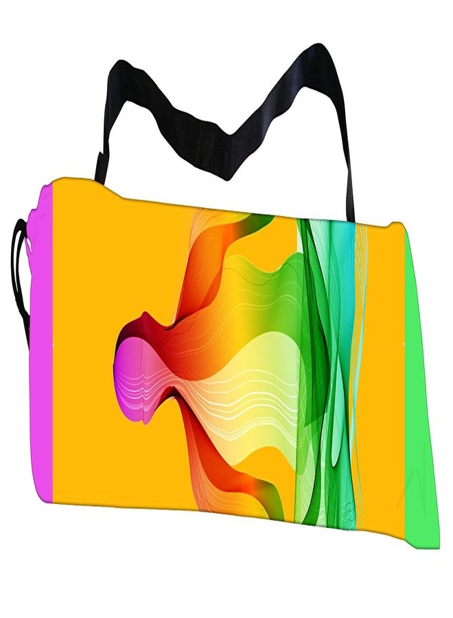 Active Elements Breathable Fabric & Printed Yoga mat Cover/Bag for 3 or 4 mm Standard Size. Yoga Cover Flat : 7 x 26 inch - Image 2