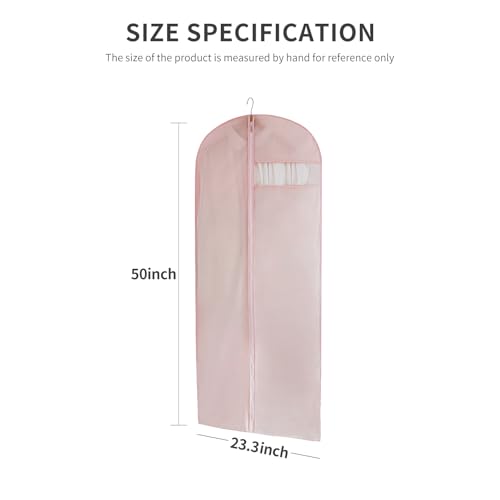 MARMINS Suit Bag for Storage and Travel Set of 2 233 x 50 Pink - Image 3