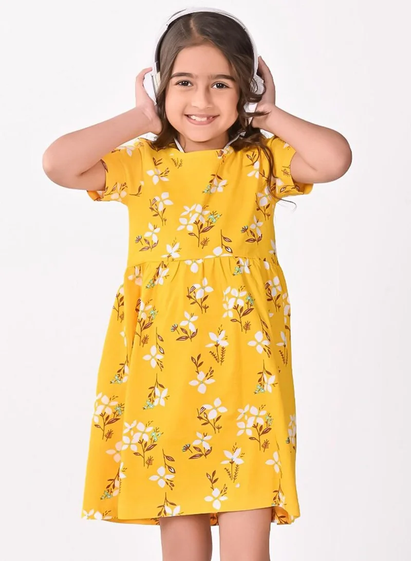 Bonkids Floral Cotton Dress