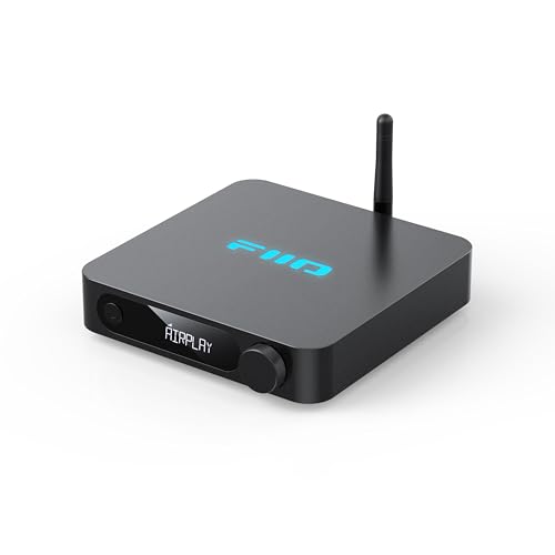 FiiO SR11 AirPlay Audio Streamer ReceiverWiFi Multiroom StreamerStream HiRes Audio from Spotify Amazon Music Tidal Black - Image 1