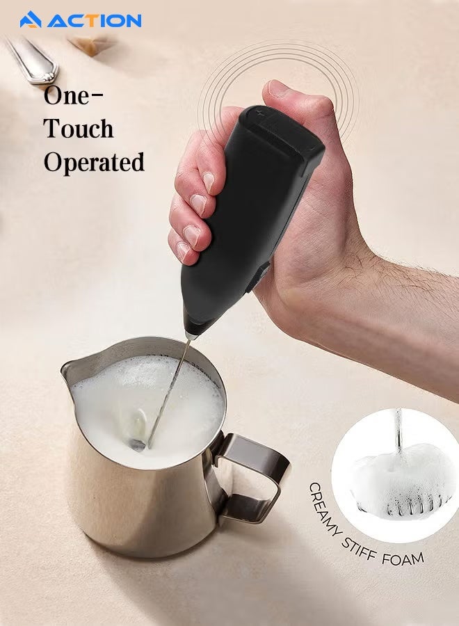 ACTION Powerful Milk Frother Handheld Foam Maker, Mini Whisk Drink Mixer For Coffee, Cappuccino, Latte, Matcha, Hot Chocolate, - Image 5