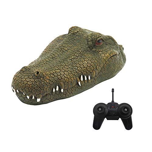 GoolRC Flytec V002 RC Boat 24G Remote Control Electric Racing Boat for Pools with Simulation Crocodile Head Spoof Toy - Image 1