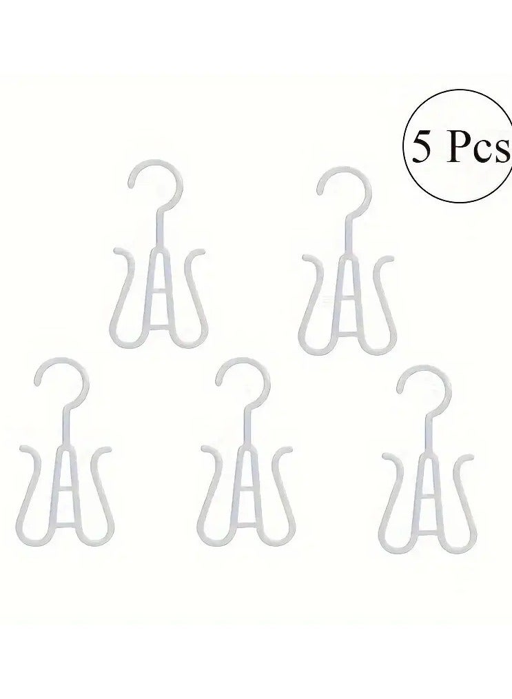 Rozino 5 Pcs Unisex-Adult Wig Head Stands - Portable Multifunctional Hook Hangers for Easy Wig Drying, Storage & Display - Versatile Rack for Hats and Shoes - Image 5