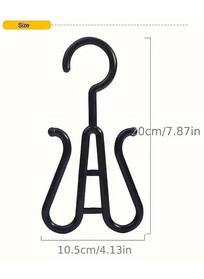 Rozino 5 Pcs Unisex-Adult Wig Head Stands - Portable Multifunctional Hook Hangers for Easy Wig Drying, Storage & Display - Versatile Rack for Hats and Shoes - Image 3