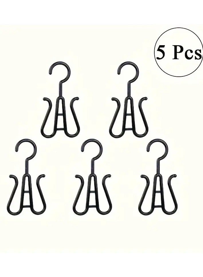 Rozino 5 Pcs Unisex-Adult Wig Head Stands - Portable Multifunctional Hook Hangers for Easy Wig Drying, Storage & Display - Versatile Rack for Hats and Shoes - Image 1