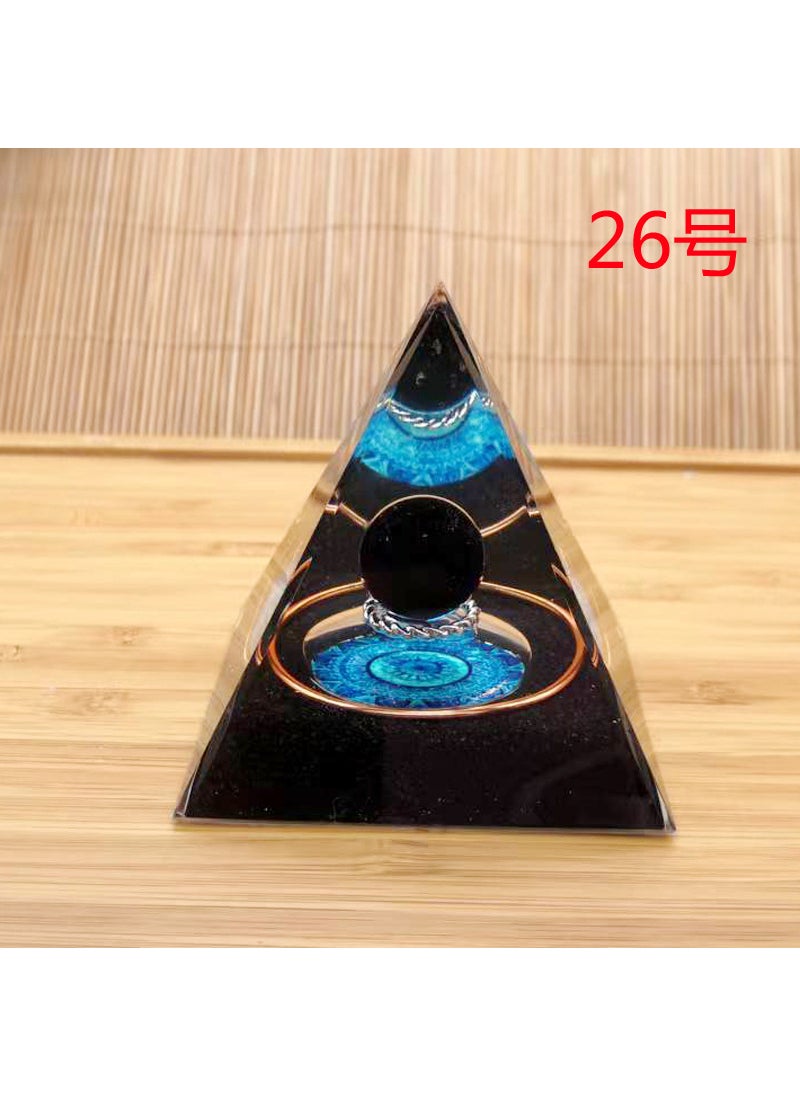 Generic Crystal Shards Energy Pyramid Office Decor 26. 