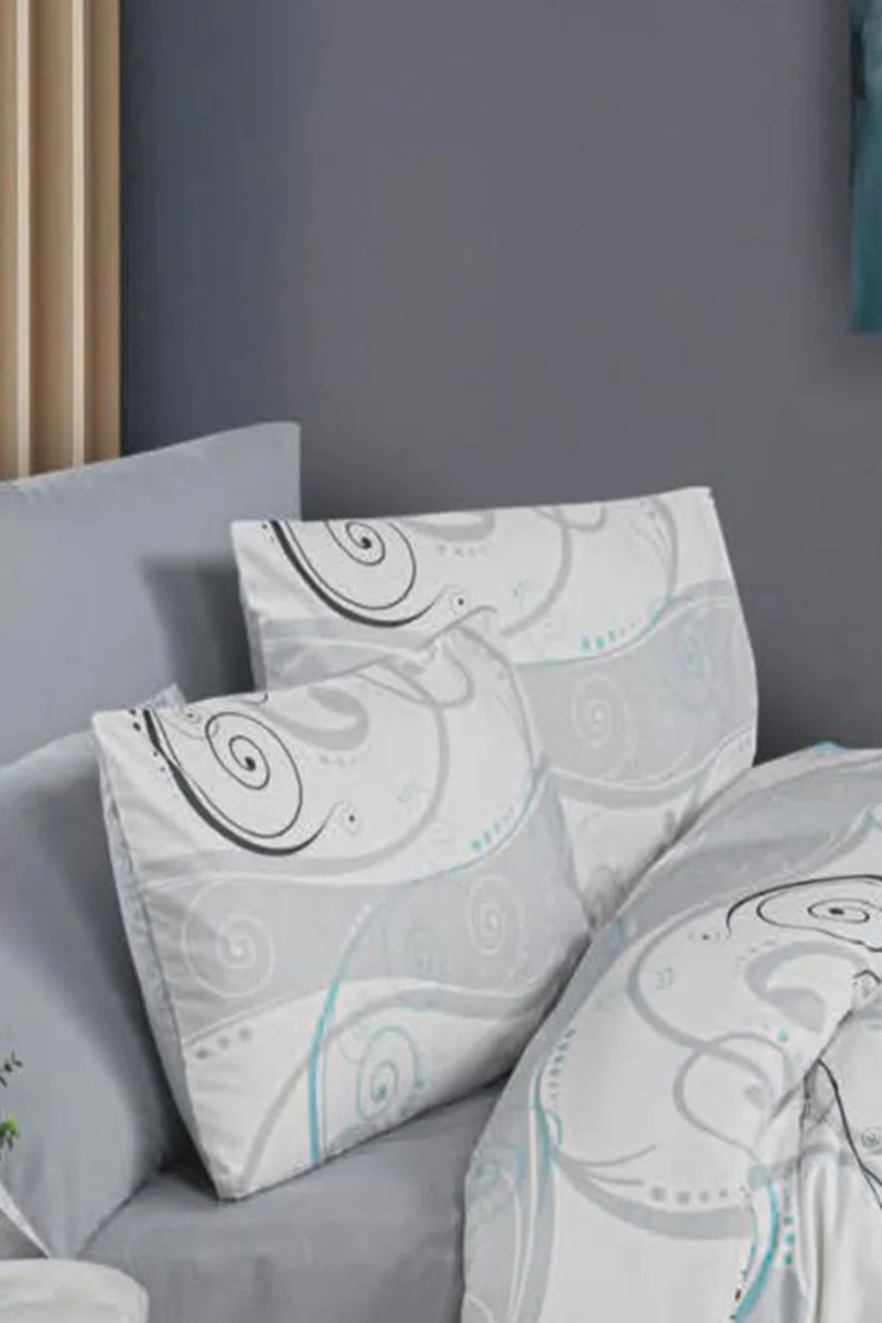 Cotenconcept 100% Cotton Double Patterned Ranforce Fabric Duvet Cover Set 200 x 220 cm