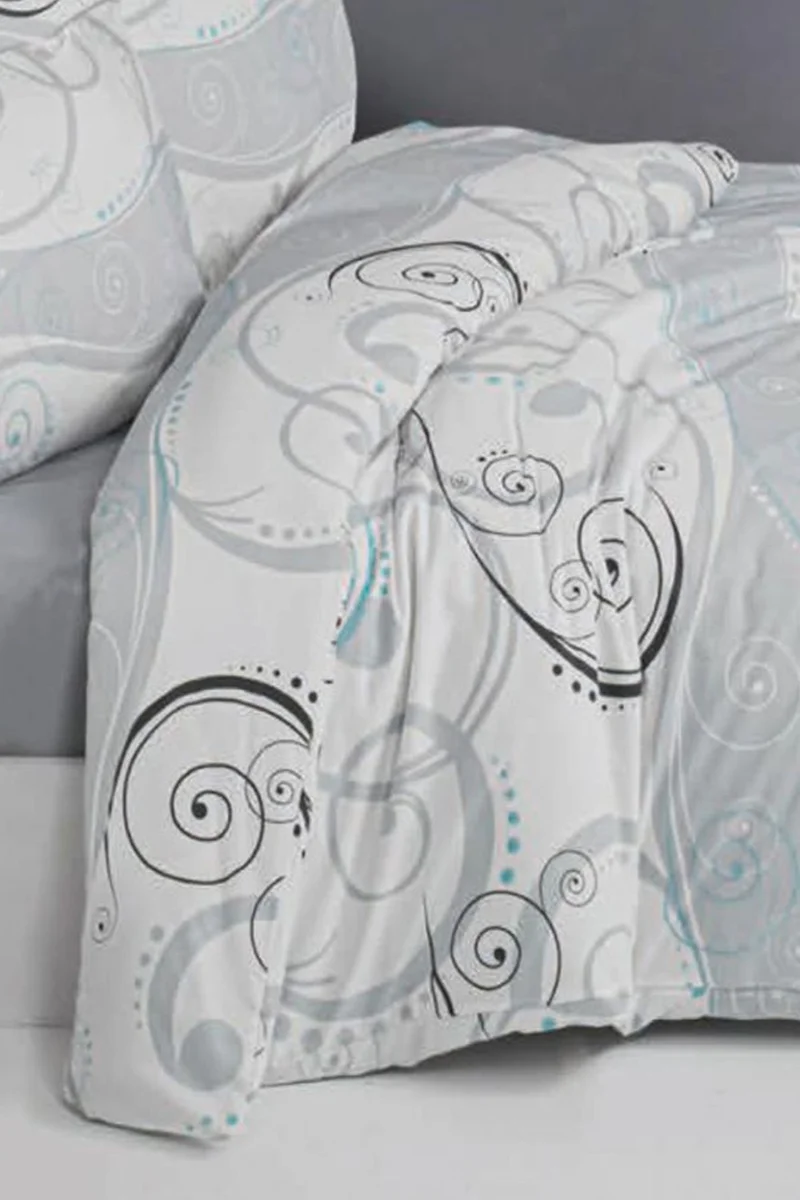Cotenconcept 100% Cotton Double Patterned Ranforce Fabric Duvet Cover Set 200 x 220 cm